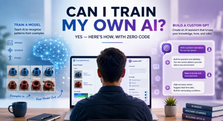 create your own AI without coding