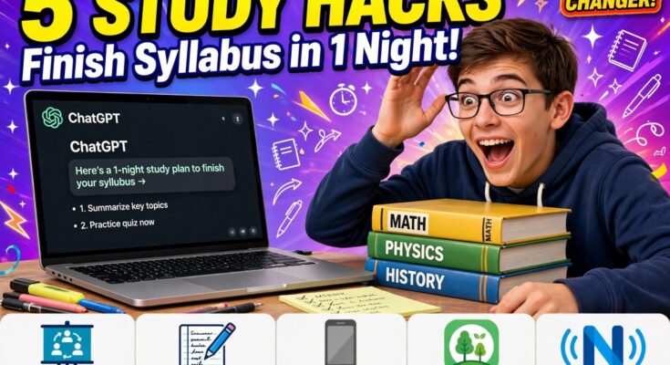 study hacks to finish syllabus